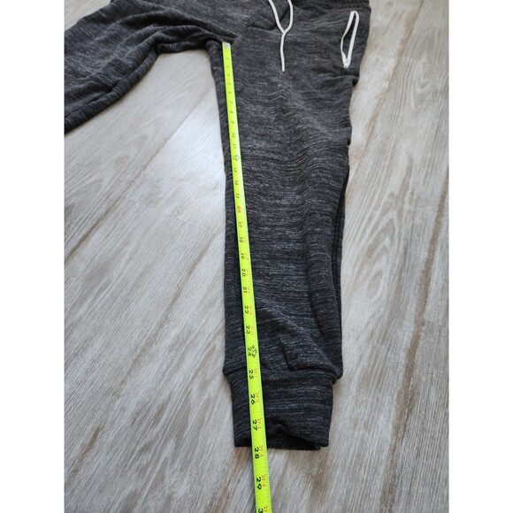 American Eagle Heathered Gray Sweatpants Joggers Elastic Waistband Pocket Sz M - Picture 9 of 10